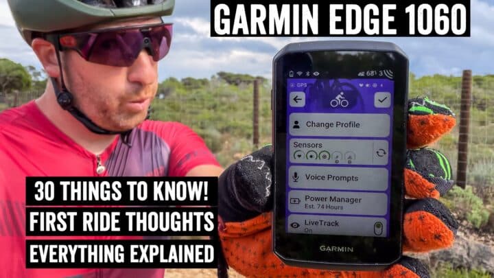 Garmin Edge 1060 : plus compact, plus vocal