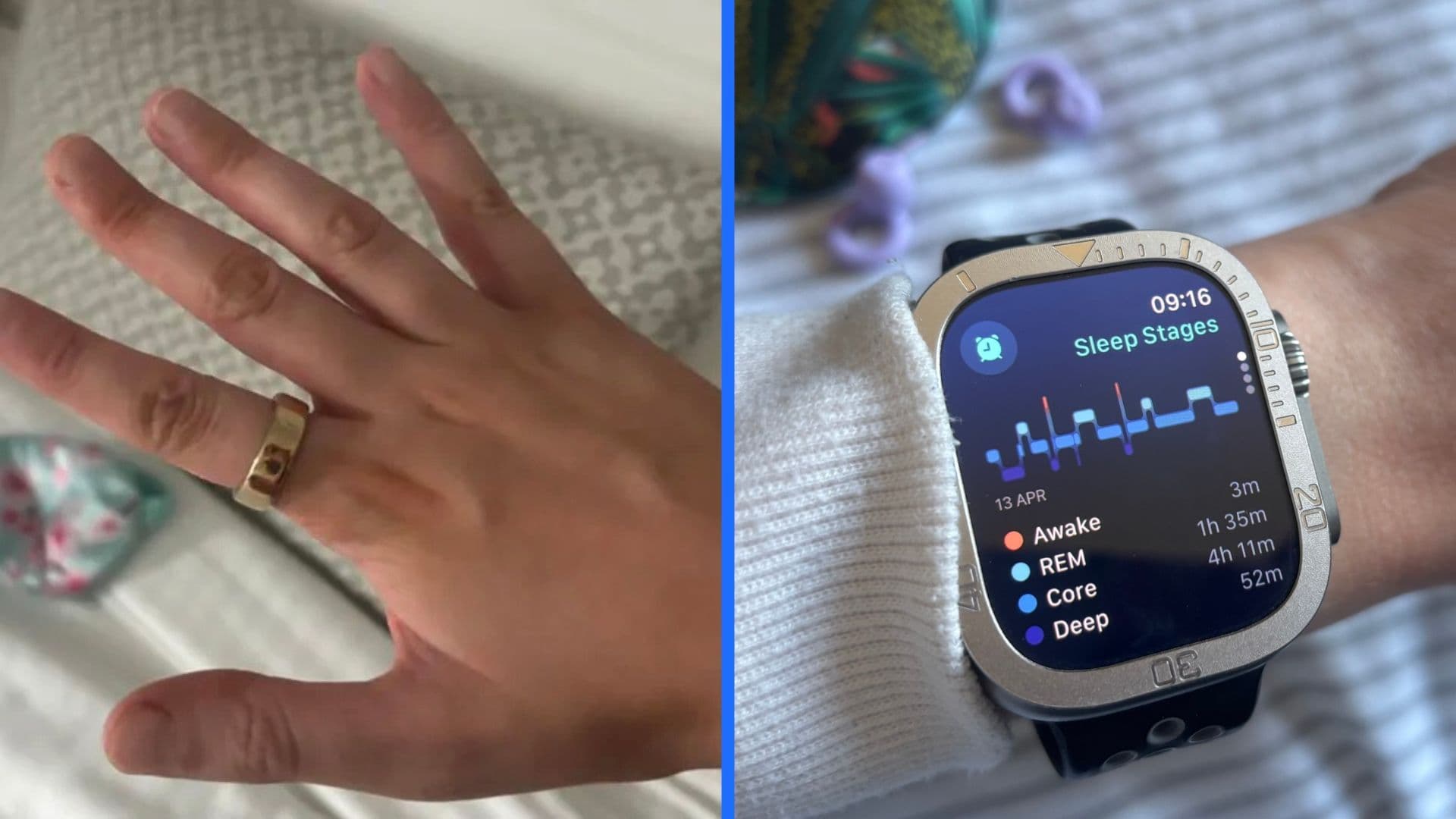 Apple Watch 12 face à Oura 5 et Fitbit Edge