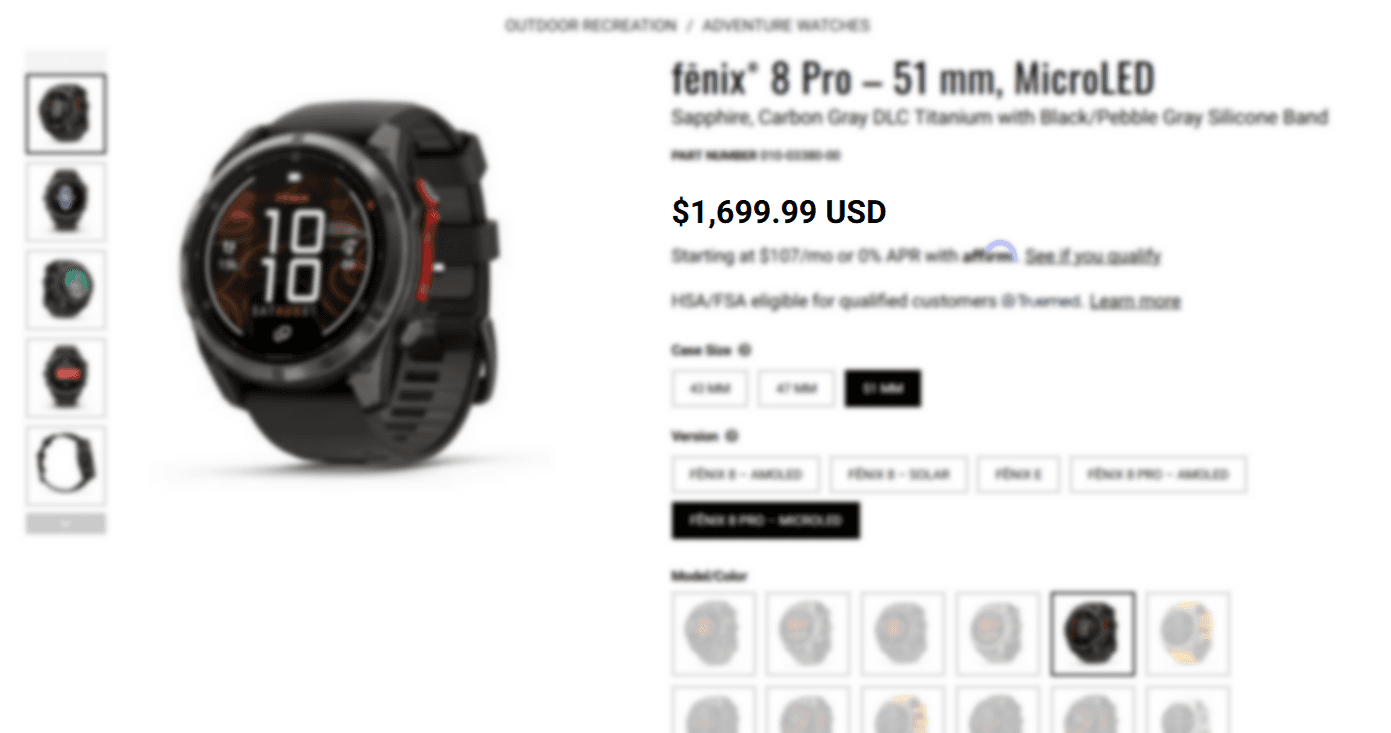Fenix 8 Pro MicroLED Price Drop: $300 Off