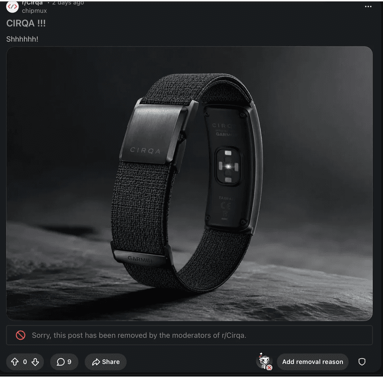 Garmin CIRQA : specs, capteurs et positionnement à 199 $
