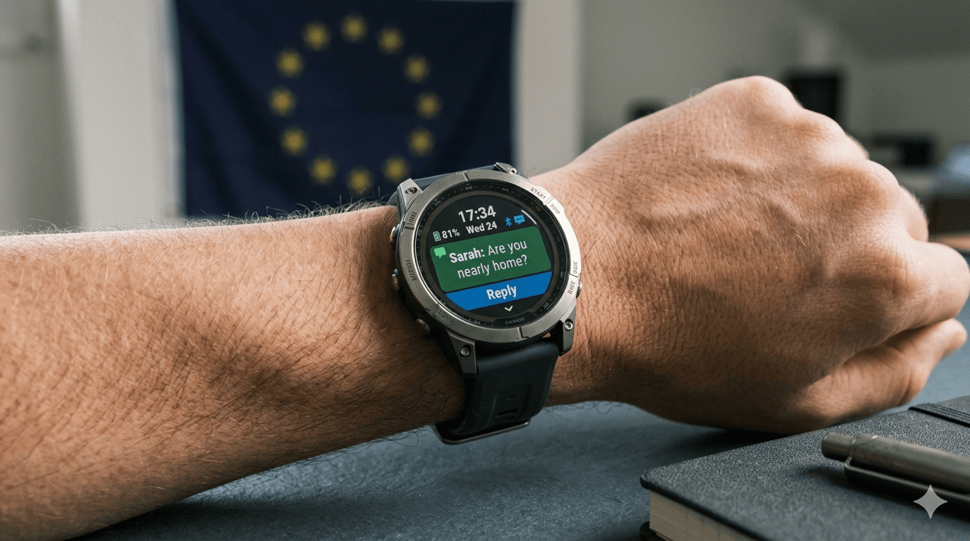 Garmin EU Users Get iPhone Reply and Live Activities Support